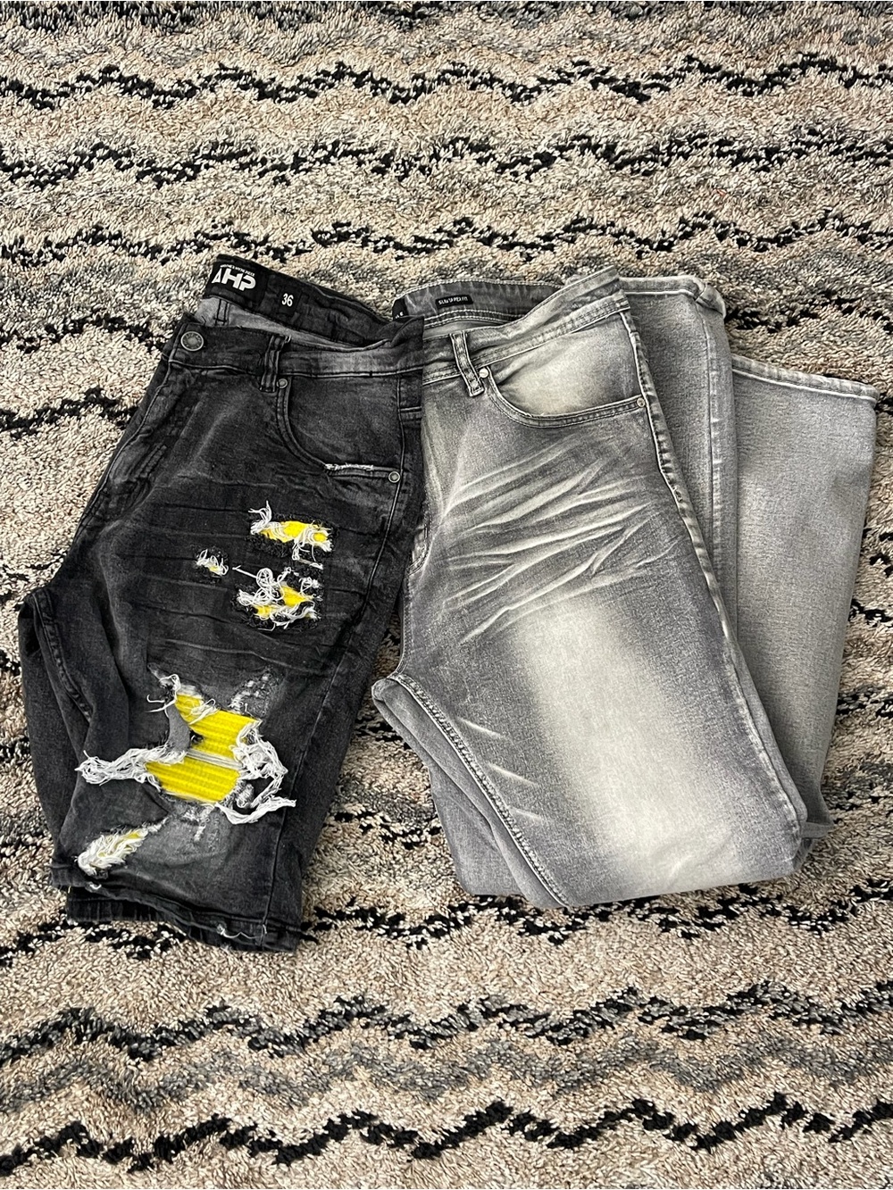 HP AHP Black Washed Denim Jeans